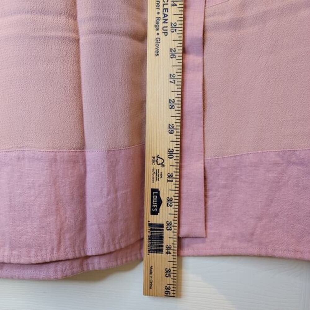 J. JILL VTG 90s Linen‎ Midi Skirt Wrap Pencil Womens Size 12 Patchwork Rose Pink - Picture 16 of 16